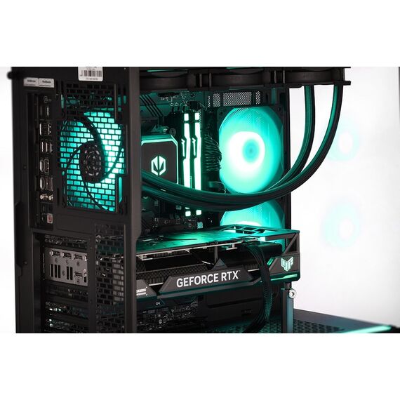 Actina 5901443443551 PC Intel Core Ultra 7 270K Plus 32 GB DDR5-SDRAM 1 TB SSD AMD Radeon RX 9070 Midi Tower Black - Ready-made PC - Ready-made - Techbox