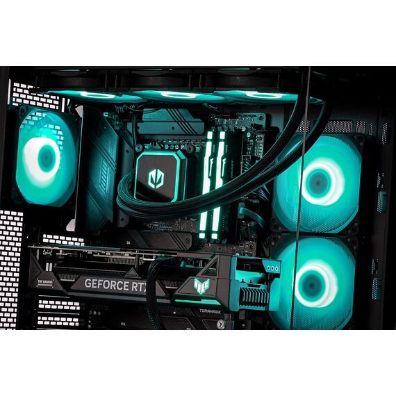 Actina 5901443443605 PC Intel Core Ultra 7 270K Plus 64 GB DDR5-SDRAM 2 TB SSD NVIDIA GeForce RTX 5090 Windows 11 Pro Midi Tower Black - Ready-made PC - Ready-made - Techbox