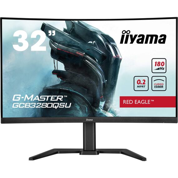 iiyama G-MASTER GCB3280QSU-B2 computer monitor 80 cm (31.5") 2560 x 1440 pixels Dual QHD LED Black - Monitors - Monitors & Mounts - Techbox