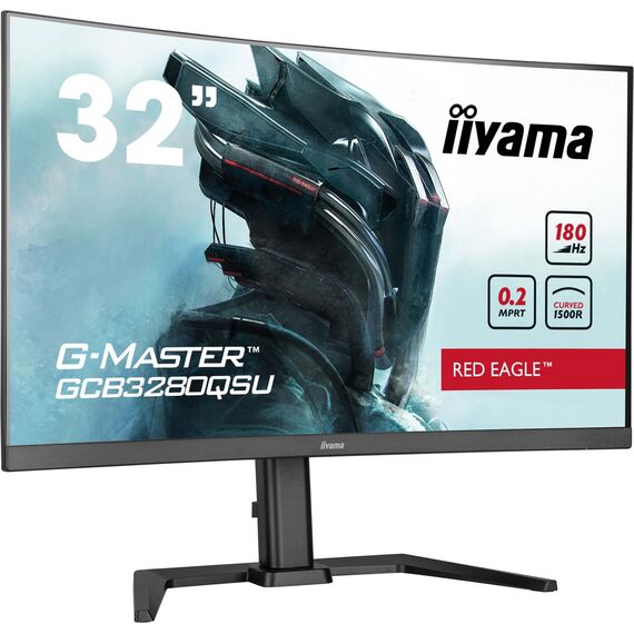 iiyama G-MASTER GCB3280QSU-B2 computer monitor 80 cm (31.5") 2560 x 1440 pixels Dual QHD LED Black - Monitors - Monitors & Mounts - Techbox