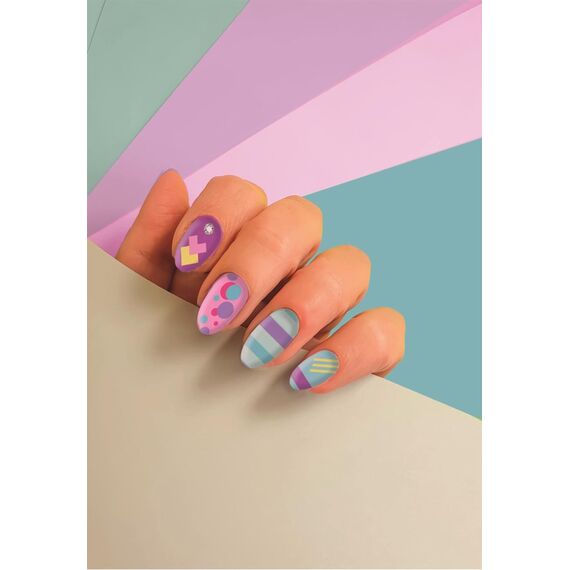 Clementoni - CC Lovely Make-Up - Press & Go Nails - Glamour (I-18157) / Toys