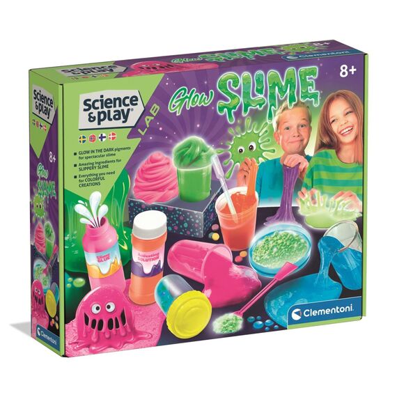 Clementoni - Fluo Slime Set (I-78396) / Toys