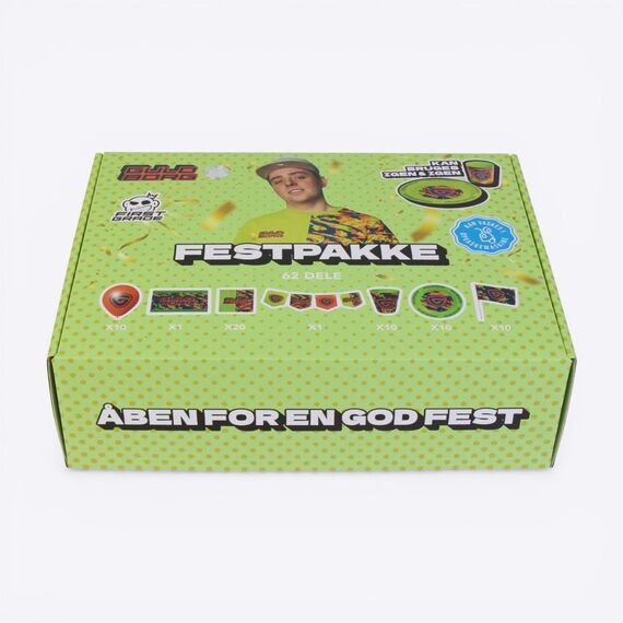 FIRSTGRADE - Partykit 10 pack - Guldborg / Baby and Children