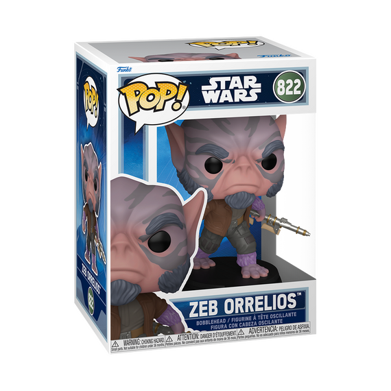 Funko Pop! - Star Wars: The Mandalorian & Grogu - Zeb Orrelios with Bo-Rifle (90450) / Toys