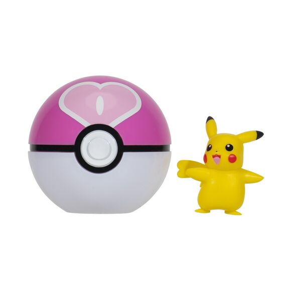 Pokémon - Clip N Go Female Pikachu w. Love Ball (PKW3638) / Toys