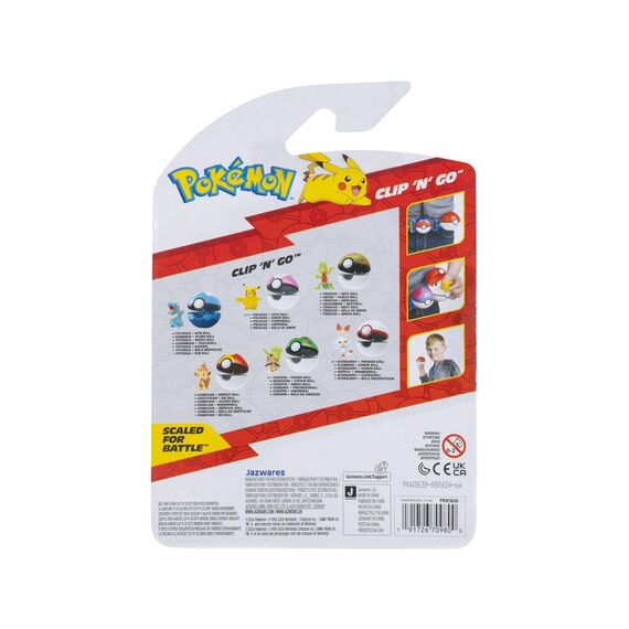 Pokémon - Clip N Go Female Pikachu w. Love Ball (PKW3638) / Toys