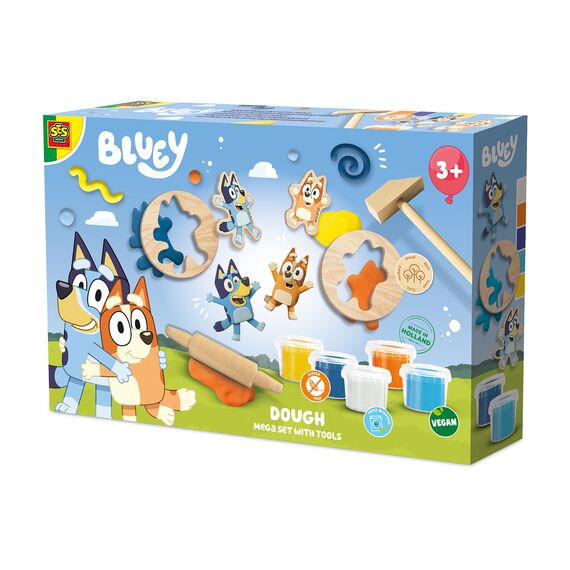 SES Creative - Bluey - Dough Mega Set 5 x 90g (S14097) / Toys