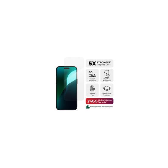 ZAGG/Invisible Shield (200114859) ZAGG/InvisibleShield Glass (clear) Elite, Apple iPhone 16 Plus / 15 Plus - Uncategorized Screen Protection (2) - Screen & Camera Protection - Techbox