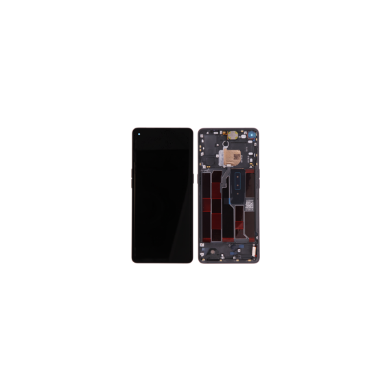 Oppo (4904736) Original LCD Touchscreen incl. frame - Black, for model Oppo Reno 4 Pro - LED Screens - Smartphone LCD - Techbox