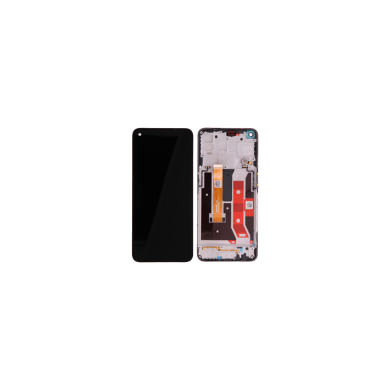 Oppo (4904890) Original LCD Touchscreen incl. frame - Black, for model Oppo A73 5G / Oppo A72 5G / Oppo A72N 5G - LED Screens - Smartphone LCD - Techbox