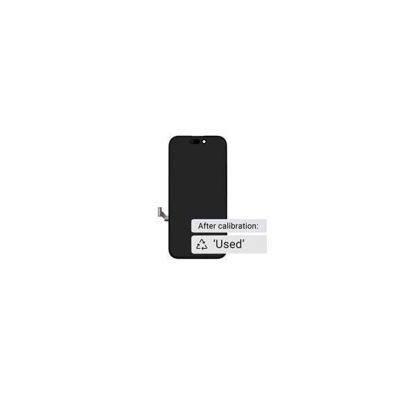 For iPhone/iPad (AP15PL0001B4-FLEX) OLED (soft) Touchscreen (Pulled) with original Front Flex Cable ('Used' on >iOS18), For iPhone 15 Plus | Techbox