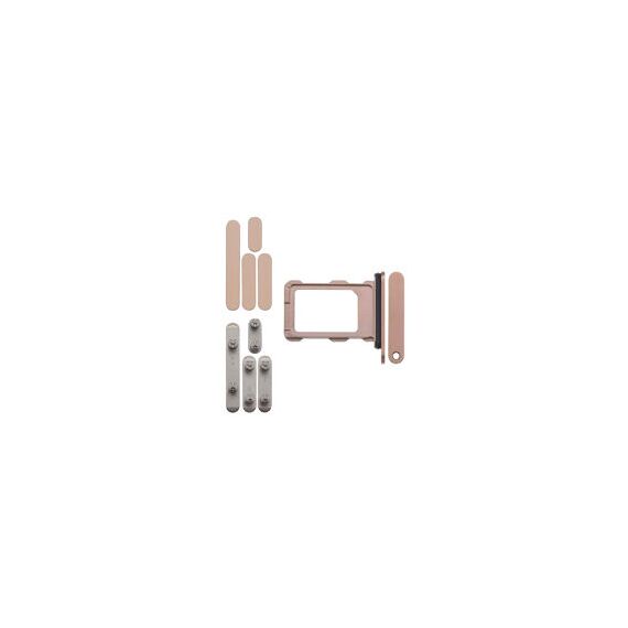 For iPhone/iPad (AP16P0911GO) Keyset + Simcard Tray - Desert Titanium, For iPhone 16 Pro | Techbox