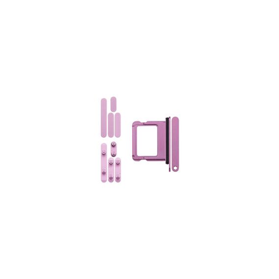 For iPhone/iPad (AP16PL0911PI) Keyset + Simcard Tray - Pink, For iPhone 16 Plus | Techbox