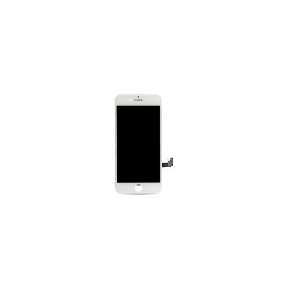 For iPhone/iPad (AP8001W6) LCD Touchscreen - White, (Compatible Budget) for model iPhone 8 - LED Screens - Smartphone LCD - Techbox