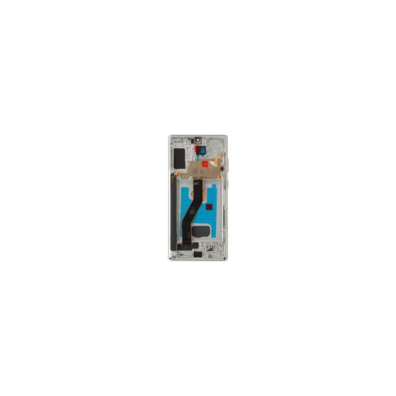 For Galaxy (GH82-20838C-FG3) OLED Touchscreen incl. frame (Compatible soft) - Silver, For Galaxy Note 10 Plus; SM-N975 - LED Screens - Smartphone LCD - Techbox