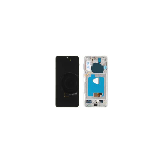 For Galaxy (GH82-27268C-FG3) Display (Compatible soft) - White, For Samsung Galaxy S21 Plus; SM-G996 | Techbox