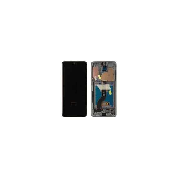 For Galaxy (GH82-31442E-FG3) OLED Touchscreen incl. frame (Compatible soft) - Grey, For Galaxy S20 Plus; SM-G985 - LED Screens - Smartphone LCD - Techbox