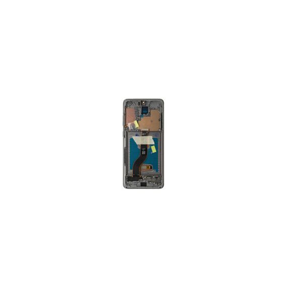 For Galaxy (GH82-31442E-FG3) OLED Touchscreen incl. frame (Compatible soft) - Grey, For Galaxy S20 Plus; SM-G985 - LED Screens - Smartphone LCD - Techbox