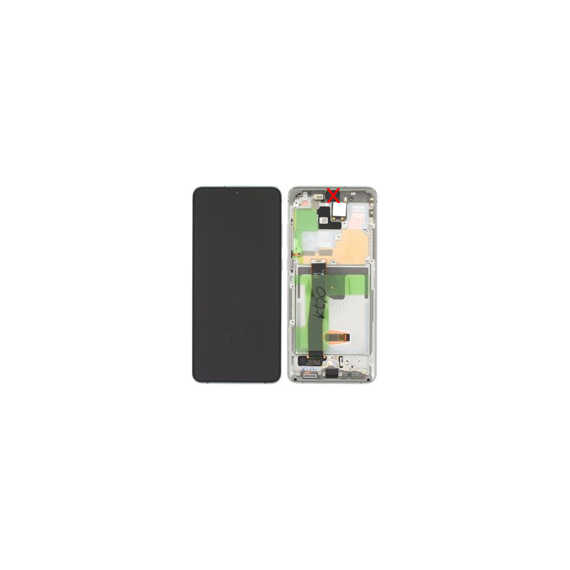 Samsung (GH82-26032C) OLED Touchscreen (excl cam) - Cloud White, Galaxy S20 Ultra; SM-G988B - LED Screens - Smartphone LCD - Techbox