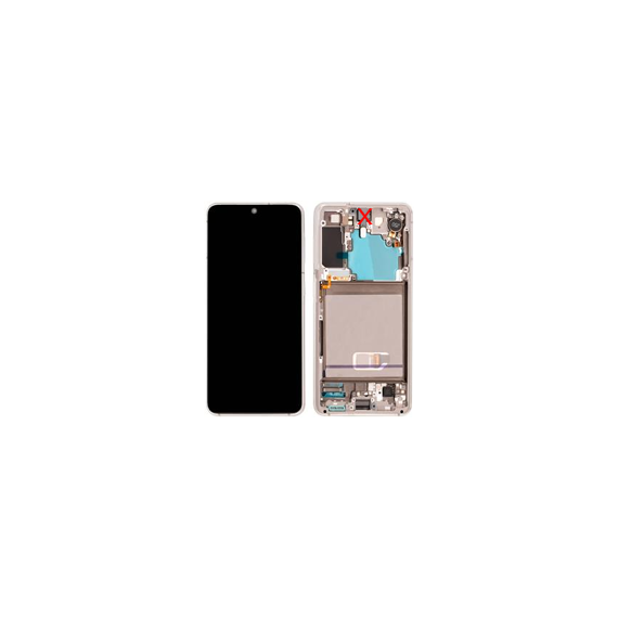 Samsung (GH82-27255C) OLED Touchscreen (excl cam) - Phantom White, Galaxy S21; SM-G991B | Techbox