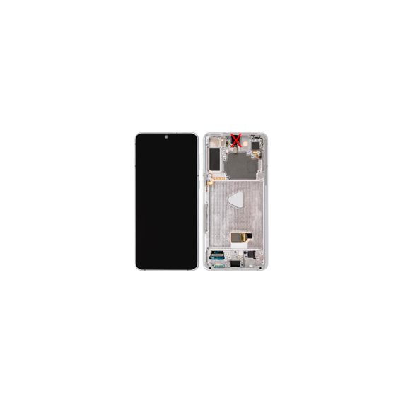 Samsung (GH82-27268C) OLED Touchscreen (excl cam) - Phantom Silver, Galaxy S21 Plus; SM-G996B | Techbox