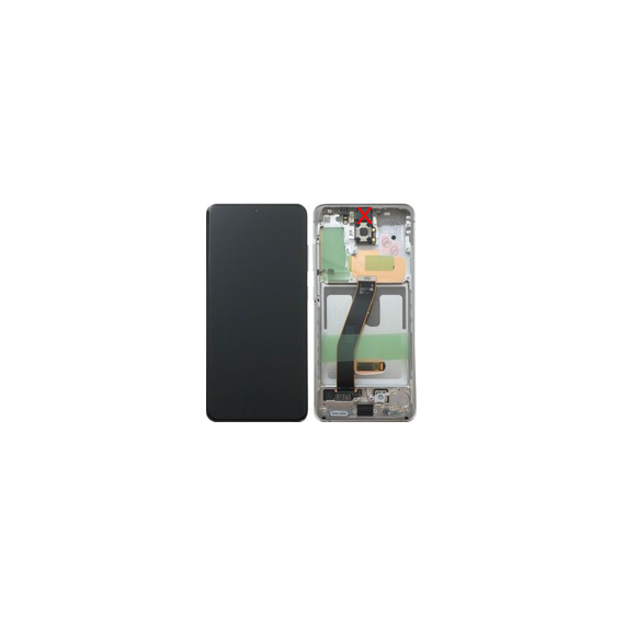 Samsung (GH82-31432B) OLED Touchscreen (excl cam) - Cloud White, Galaxy S20; SM-G981 | Techbox