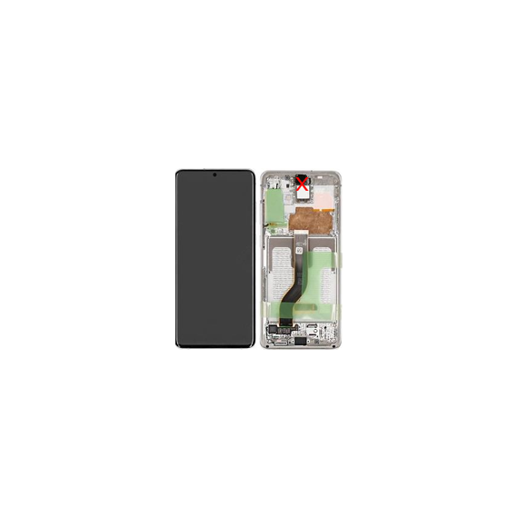 Samsung (GH82-31442B) OLED Touchscreen (excl cam) – Cloud White, Galaxy S20 Plus; SM-G985F | Techbox