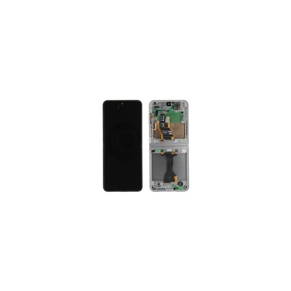 Samsung (GH82-35014A-PA) Display incl. pre-assembled frame - Silver, Samsung Galaxy Z Flip6; SM-F741B | Techbox