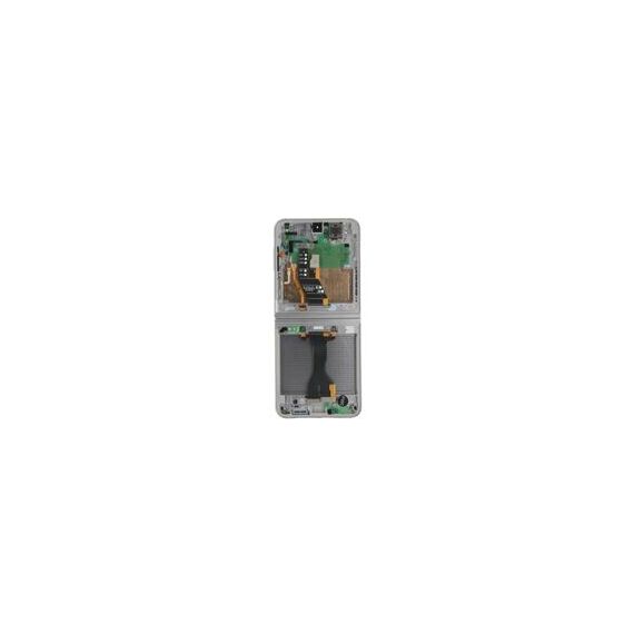 Samsung (GH82-35014A-PA) Display incl. pre-assembled frame - Silver, Samsung Galaxy Z Flip6; SM-F741B | Techbox