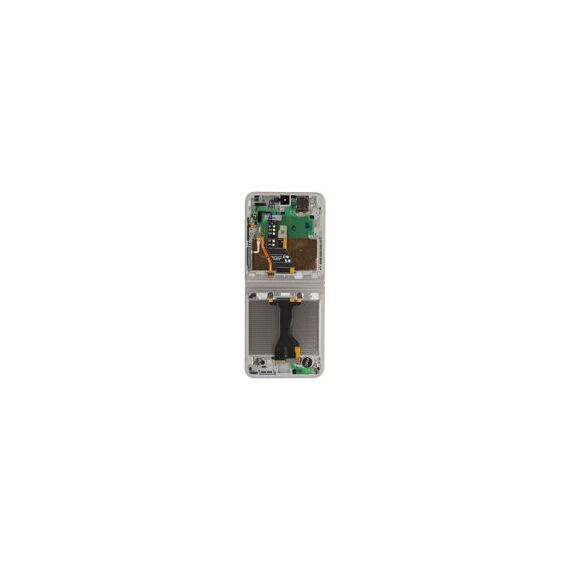 Samsung (GH82-37734B) Display incl. frame - White, Galaxy Z Flip7 FE; SM-F761 - LED Screens - Smartphone LCD - Techbox