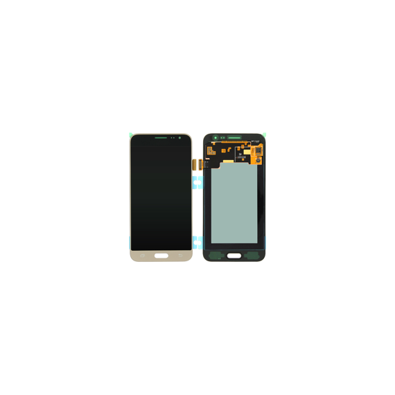 Samsung (GH97-18414B) LCD Touchscreen - Gold (incl. adhesive) Galaxy J3 (2016); SM-J320 - LED Screens - Smartphone LCD - Techbox