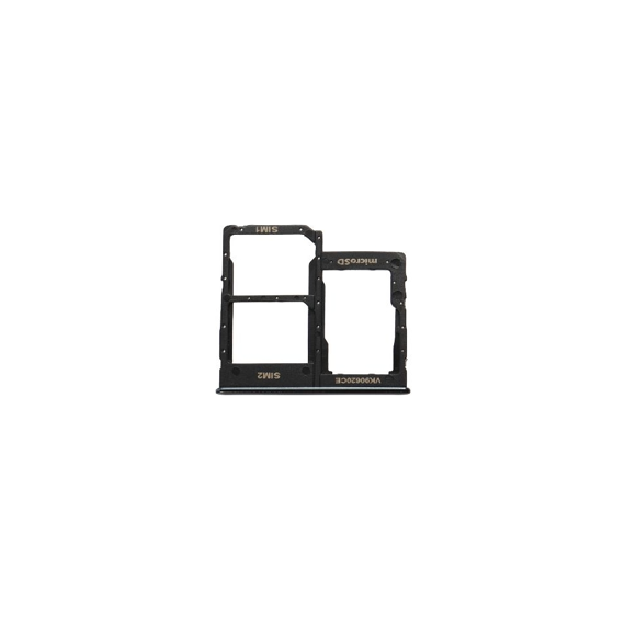 Samsung (GH98-44303A) Original Sim tray + MicroSD tray black - Galaxy A40; SM-A405F - Various Spare Parts - Smartphone - Techbox