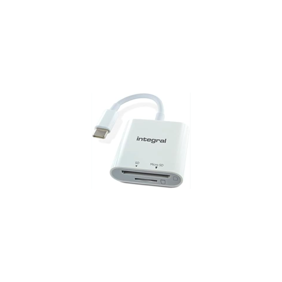 Integral (INCRSDMSD3-0-C) Integral USB-C SD & microSD Card Reader