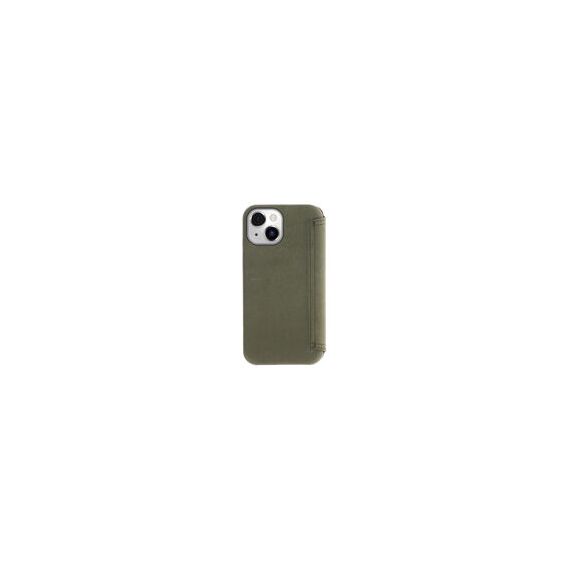 Minim (MM-10386)  Minim Book Case - Olive Green, Apple iPhone 14 - Apple Cases - Cases - Techbox