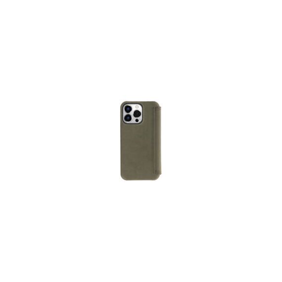 Minim (MM-10389) Minim Book Case - Olive Green, Apple iPhone 14 Pro | Techbox