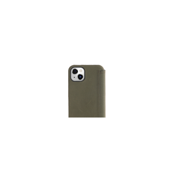 Minim (MM-10392)  Minim Book Case - Olive Green, Apple iPhone 14 Plus - Apple Cases - Cases - Techbox
