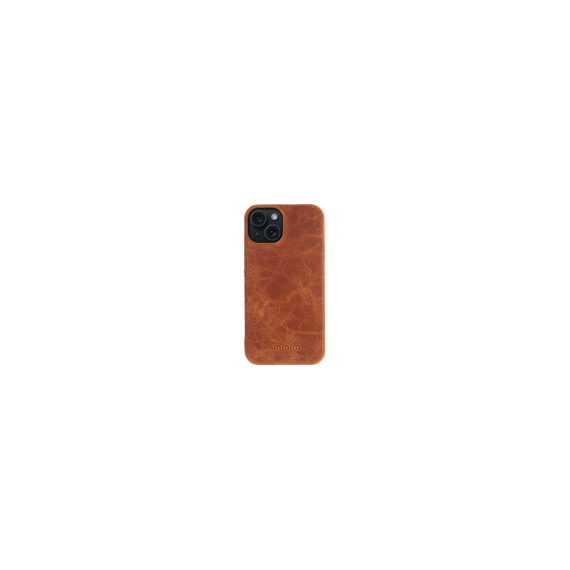 Minim (MM-10432) Minim Backcover -  Cognac, Apple iPhone 15 Plus | Techbox