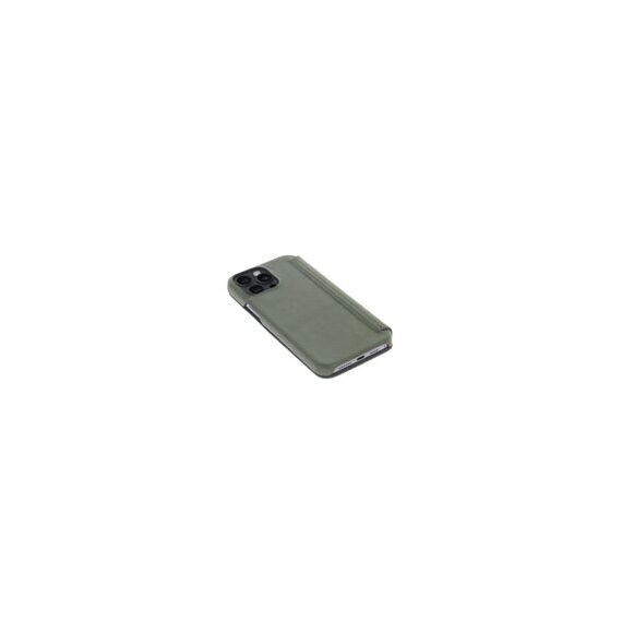 Minim (MM-10448) Minim Book Case - Olive Green, Apple iPhone 15 Pro Max | Techbox