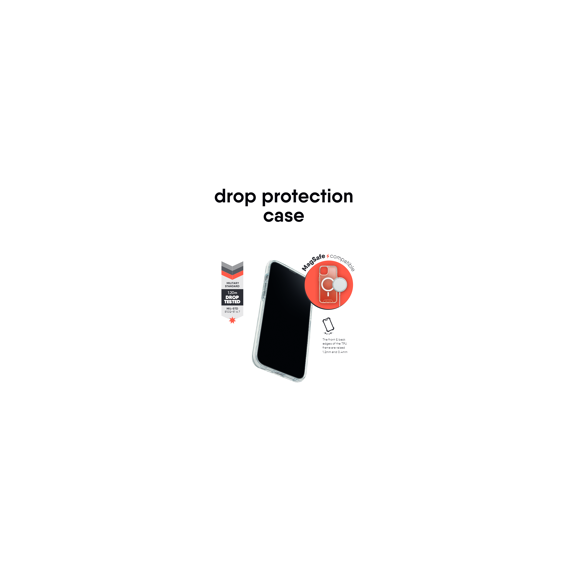 Promiz (PZ-10452) Promiz Drop Protection Case (Magsafe Compatible) - Clear, Apple iPhone 14 Plus | Techbox