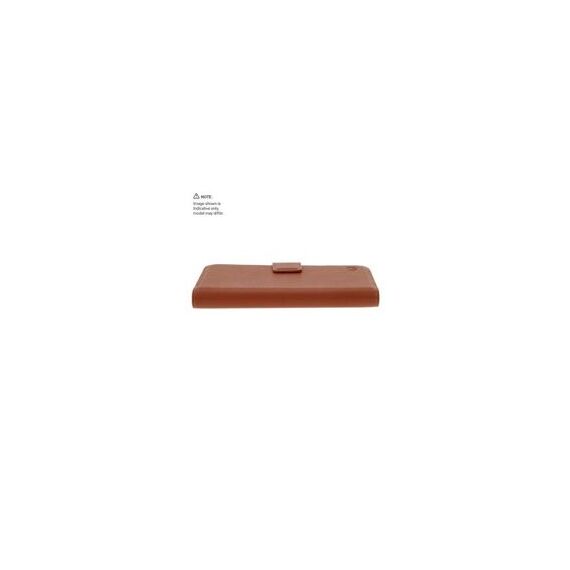 Promiz (PZ-10681) Wallet Case - Brown, for iPhone 16 | Techbox