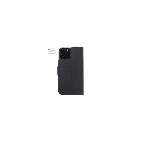 Promiz (PZ-10691) Wallet Case - Black, for iPhone 16 Plus | Techbox