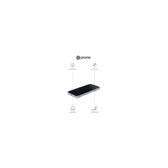 Promiz (PZ-10889) Drop Protection Case (Magsafe Compatible) - Clear, Apple iPhone 17 Pro Max | Techbox