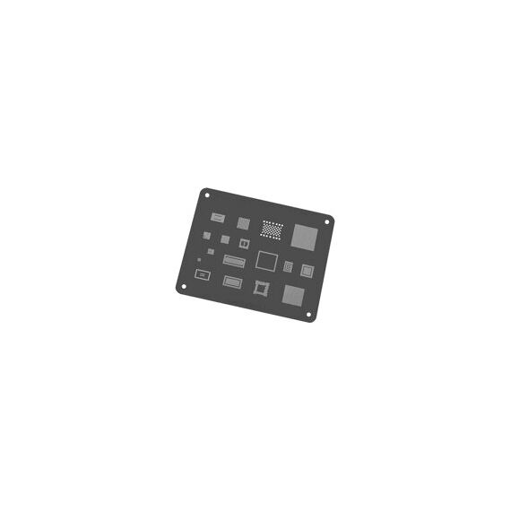 WYLIE (T3-19083) WYLIE Black BGA Reballing Stencil For iPad 2/3/4/Mini | Techbox