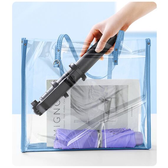 Selfie stick Ugreen LP586 telescopic tripod with Bluetooth remote control 1.5m - black | Techbox