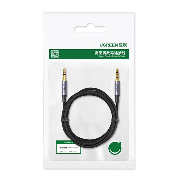 Ugreen AV183 20785 cable 3.5mm mini jack / 3.5mm mini jack 3m - gray - Cables & Adapters - Cables & Accessories - Techbox