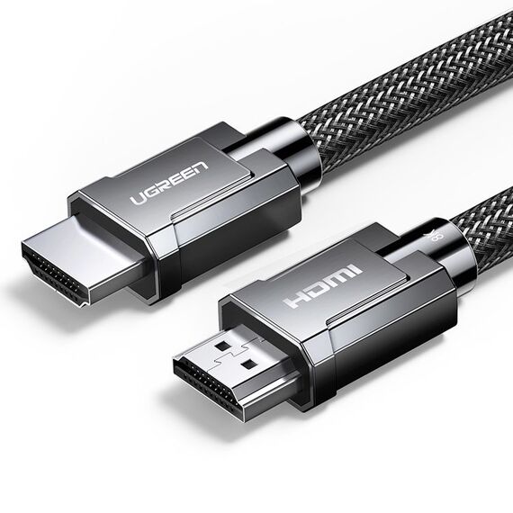Ugreen cable HDMI 2.1 cable 8K 60 Hz / 4K 120 Hz 3D 48 Gbps HDR VRR QMS ALLM eARC QFT 2 m gray (HD135 70321) - Cables & Adapters - Cables & Accessories - Techbox
