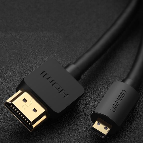 Ugreen cable Micro HDMI - HDMI cable 3m black (HD127) - Cables & Adapters - Cables & Accessories - Techbox