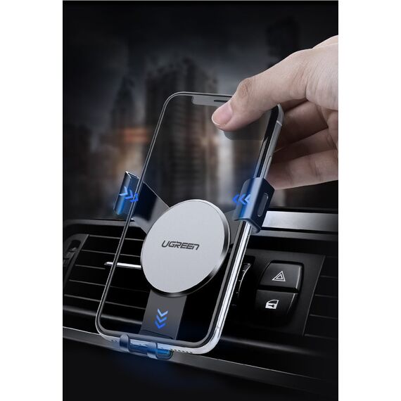 Ugreen car gravity holder for air supply ventilation grille gray (50564) | Techbox