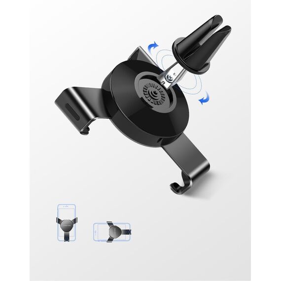 Ugreen car gravity holder for air supply ventilation grille gray (50564) | Techbox