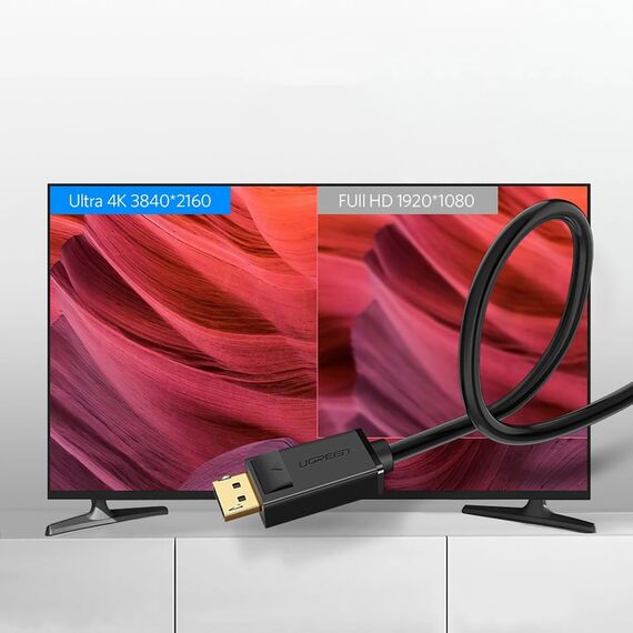 Ugreen DP102 10213 DisplayPort 1.2 4K / DisplayPort 1.2 4K Cable 5m - Black | Techbox